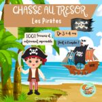 chasse aux trésors clé en main les pirates 3/4 ans